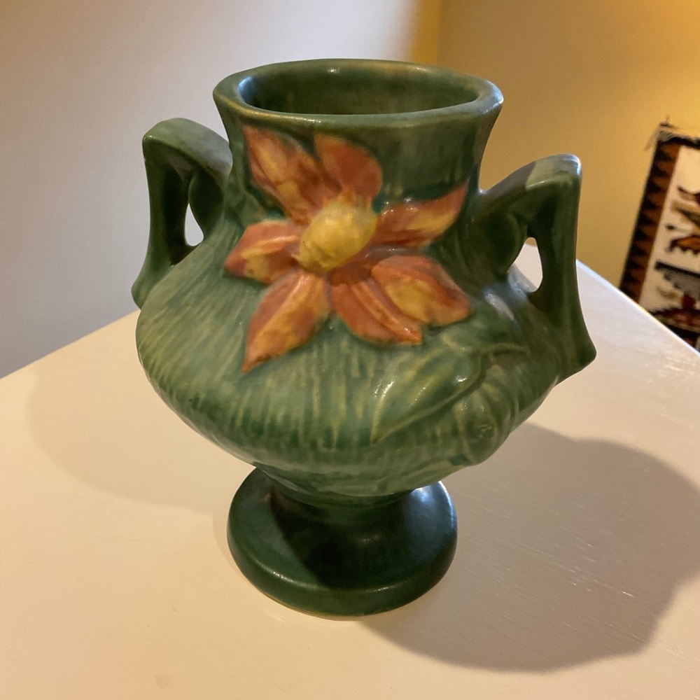 Vintage Green Vase
